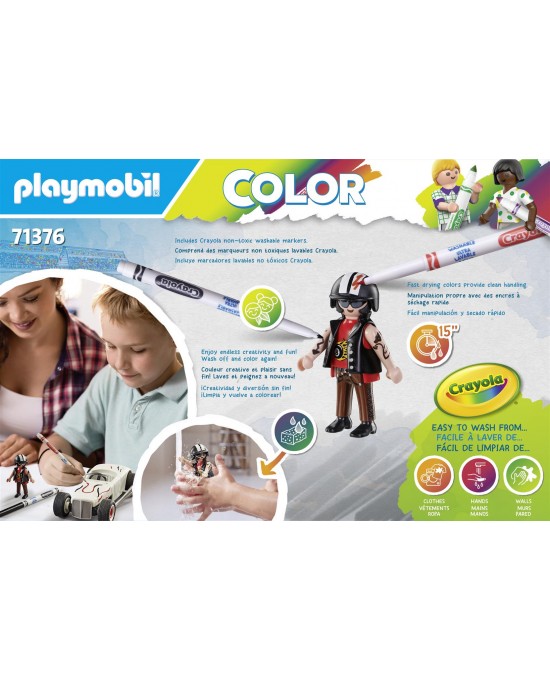 PLAYMOBIL Color: Vintage αυτοκίνητο με οδηγό PLAYMOBIL Color: Vintage αυτοκίνητο με οδηγό