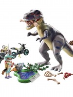 T-Rex και εξερευνητής με μοτοσικλέτα