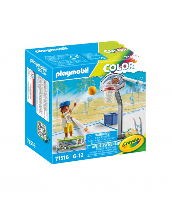 PLAYMOBIL Color: Προπόνηση Μπάσκετ **