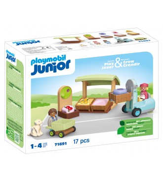 Junior: Πάγκος βιολογικών προϊόντων και κλαρκ 