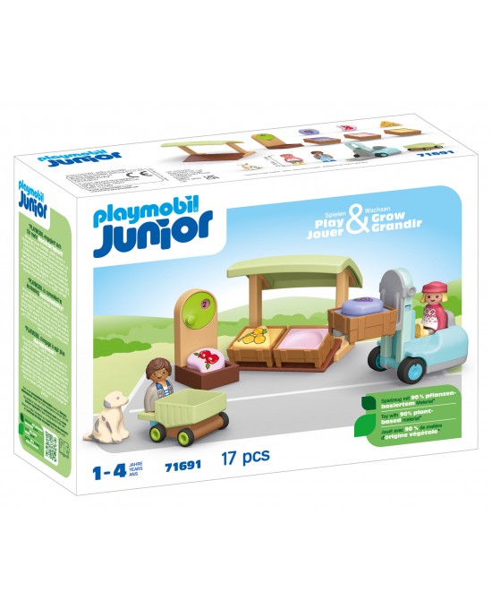 Junior: Πάγκος βιολογικών προϊόντων και κλαρκ  Junior: Πάγκος βιολογικών προϊόντων και κλαρκ