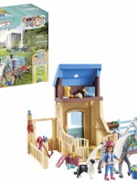 Στάβλος αλόγων με την Amelia και τον Whisper