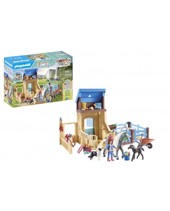 Στάβλος αλόγων με την Amelia και τον Whisper