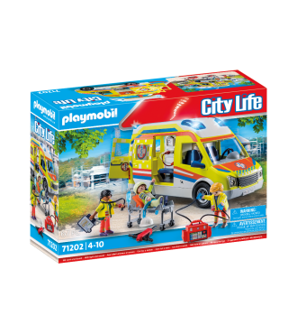 Ασθενοφόρο με Διασώστες