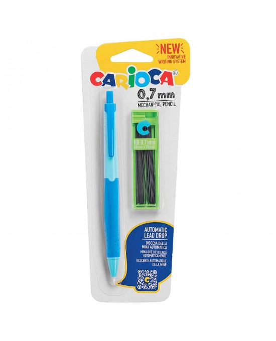 Carioca 40288 Μηχανικό Μολύβι 0.7mm + Ανταλακτικές Μύτες