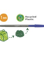 CARIOCA EcoFamily ΣΤΥΛΟ ΜΠΛΕ 4 ΤΜΧ Blue Ball pen